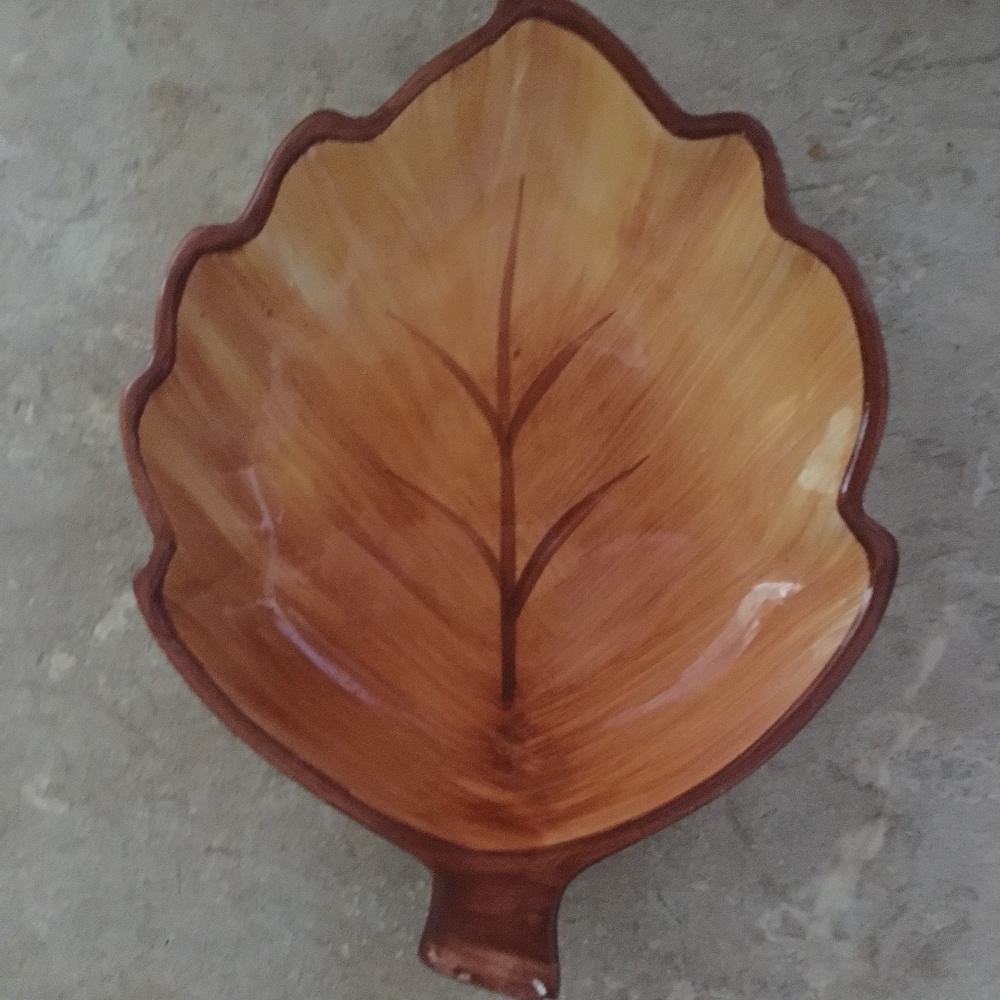 Leaf Autumn candy tray